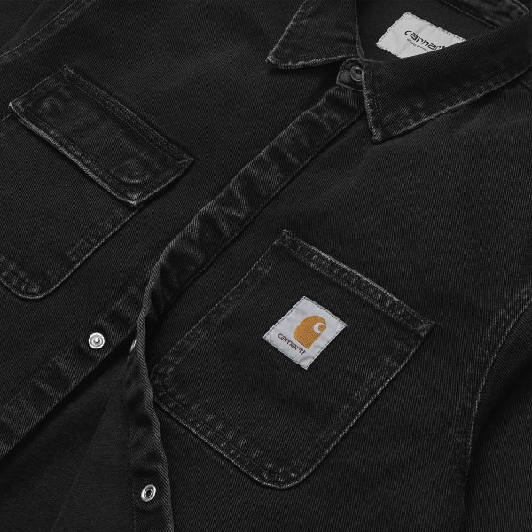 salinac-shirt-jac-black-stone-washed- sylke moda