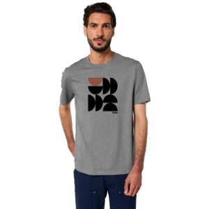 CAMISETA LOGO4 MAX HEATHER GREY