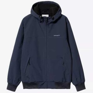 CHAQUETA SAIL HOODED AIR FORCE BLUE/WHITE