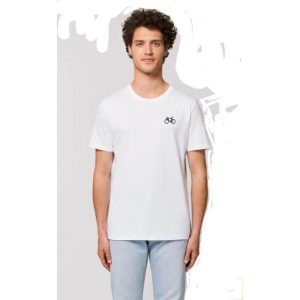 CAMISETA BIZI BORDADA WHITE/BLACK
