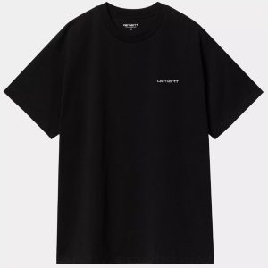 CAMISETA EMBROIDERY BLACK/WHITE