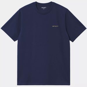 CAMISETA EMBROIDERY INK/AIR YELLOW