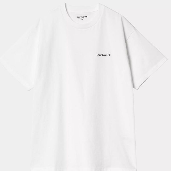 CAMISETA EMBROIDERY WHITE/BLACK