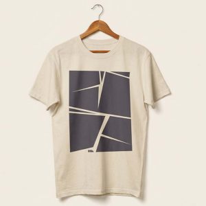 CAMISETA BERBA TA BERBA ECRU/LILA