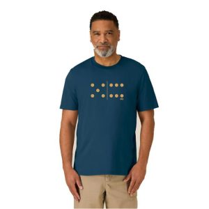 CAMISETA DOMINO BLUE/VAINILLA