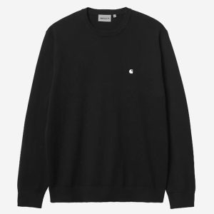 JERSEY MADISON 100% COTTON BLACK/WHITE