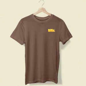 CAMISETA BIBA LOGO CHOCO/OCRE