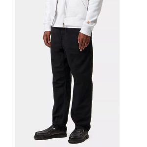 PANTALON FLINT BLACK GARMENT DYED
