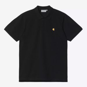 POLO CHASE PIQUE BLACK/GOLD