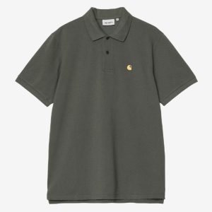 POLO CHASE PIQUE LEAF/GOLD