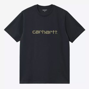 CAMISETA WIP SCRIPT DEEP NIGHT/GENTLE GREEN