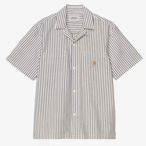 CAMISA LEAVEL STRIPE/BLUE RIVER