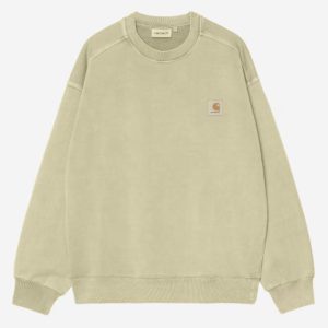 SUDADERA NELSON SWEAT GENTLE GREEN GARMENT DYED