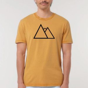 CAMISETA GABA OCRE/ANTRACITA