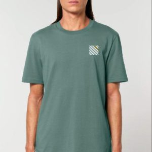 CAMISETA LOGO5 GREEN/ECRU/YELLOW