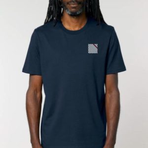 CAMISETA LOGO5 NAVY/ECRU/RED