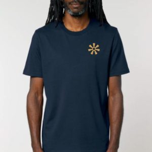 CAMISETA ADINKRA TIMON NAVY/YELLOW