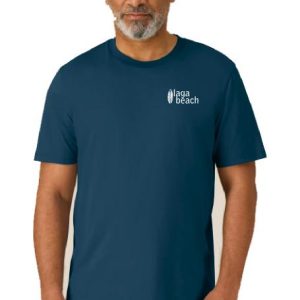 CAMISETA LAGA BEACH DEEP BLUE/SILVER