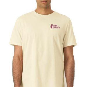 CAMISETA LAGA VAINILLA/BURDEOS