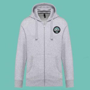 SUDADERA ABIERTA PARTXE PIRINEOAK HEATHER GREY